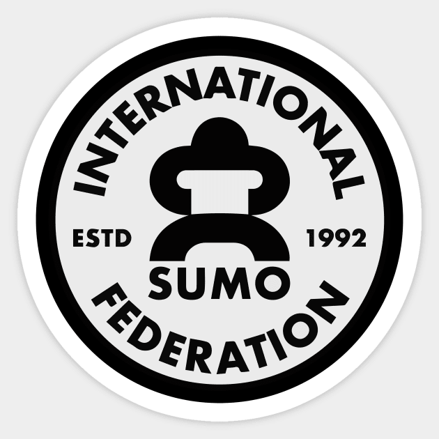 International Sumo Federation 1992 Sticker by FightIsRight